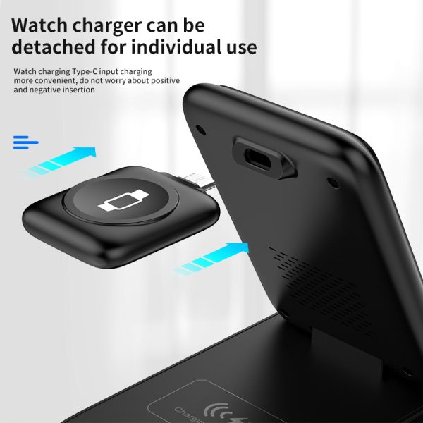 Foldable Wireless Desktop Charger K8 - Image 5