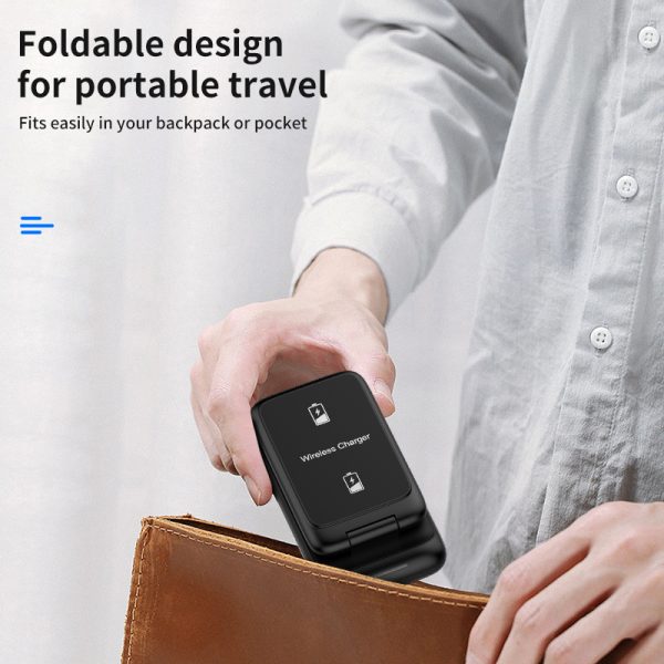 Foldable Wireless Desktop Charger K8 - Image 4