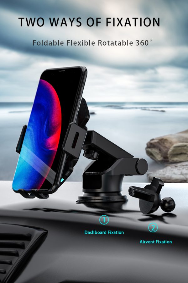 Car Wireless Charging Stand T3 - Image 5