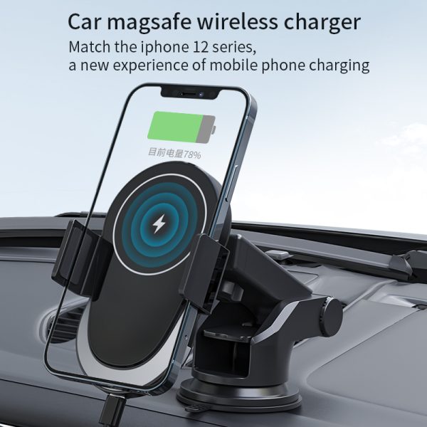 Fast Wireless Car Charger K9 - Image 9