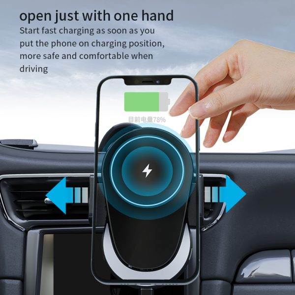 Fast Wireless Car Charger K9 - Image 8