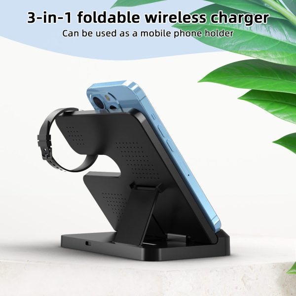 3 in 1 Foldable Wireless Charging Station S80A - Image 7