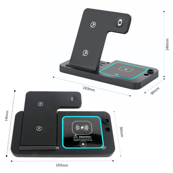 4 in 1 Wireless Charging Station Z80 - Image 6