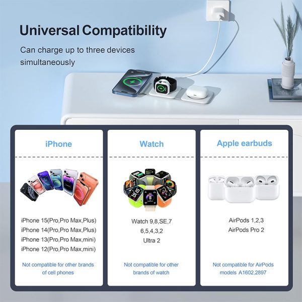 UltraSlim 3-in-1 Foldable Wireless Charging Station 012 - Image 4