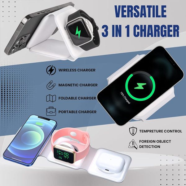 UltraSlim 3-in-1 Foldable Wireless Charging Station 012 - Image 6