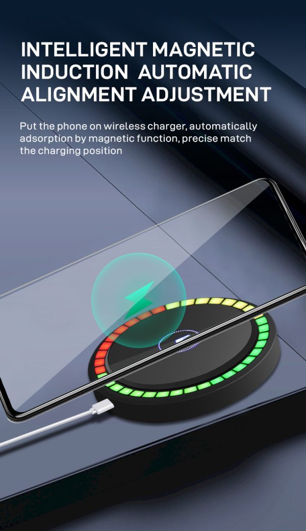 Magnetic Precision Wireless Charger with 360° Rotation MW200 - Image 3