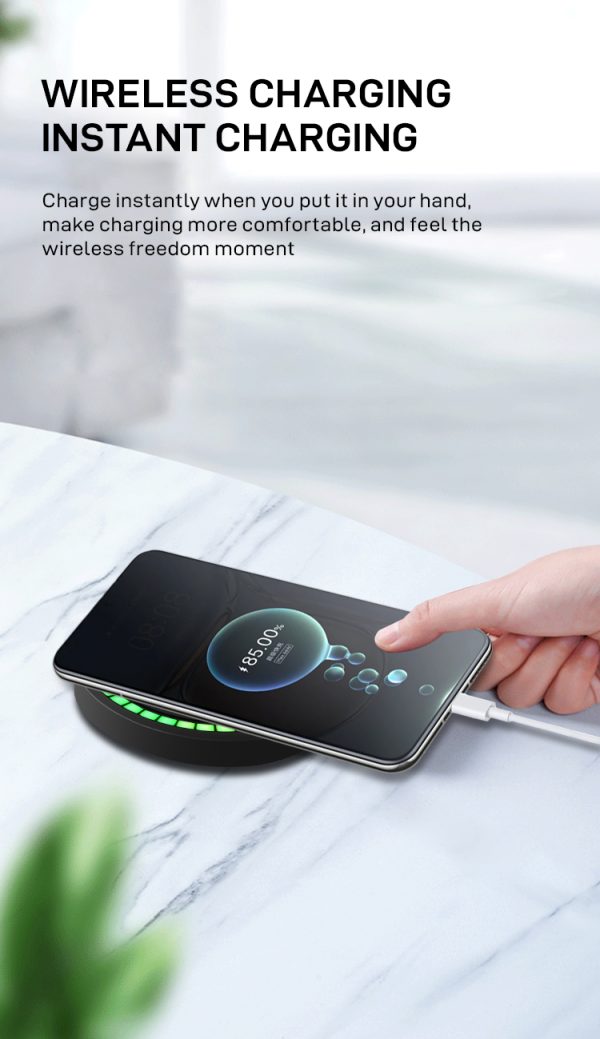 Magnetic Precision Wireless Charger with 360° Rotation MW200 - Image 4