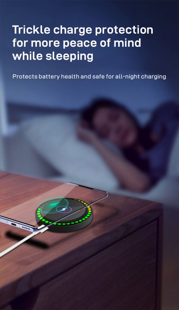 Magnetic Precision Wireless Charger with 360° Rotation MW200 - Image 8