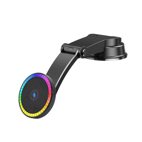 150° Adjustable Car Wireless Charger with Vacuum Suction MW195 - Image 3