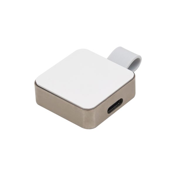 Compact Zinc Alloy Design Dual-Port Magnetic Fast Wireless Watch Charger MW207 - Image 4